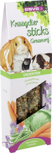[E44049] ESVE Knaagdiersticks Groenten Graanvrij 2 st.