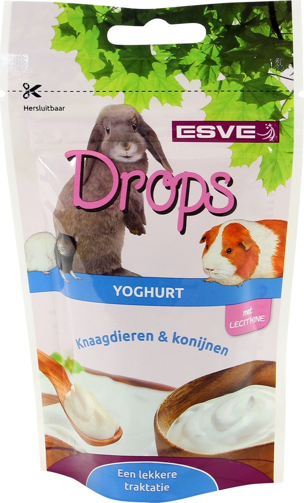 Knaagdier Drops Yoghurt 75 gr.