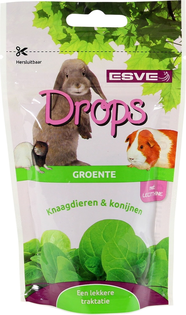 Knaagdier Drops Groente 75 gr.