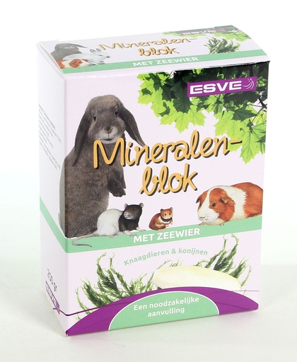 [E844001] ESVE Mineralenblok met Zeewier 1 st.
