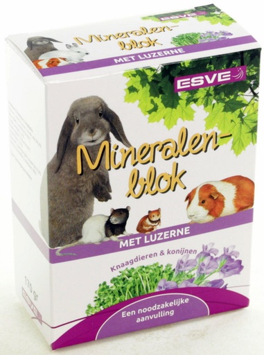 [E844005] ESVE Mineralenblok met Kruiden 1 st.