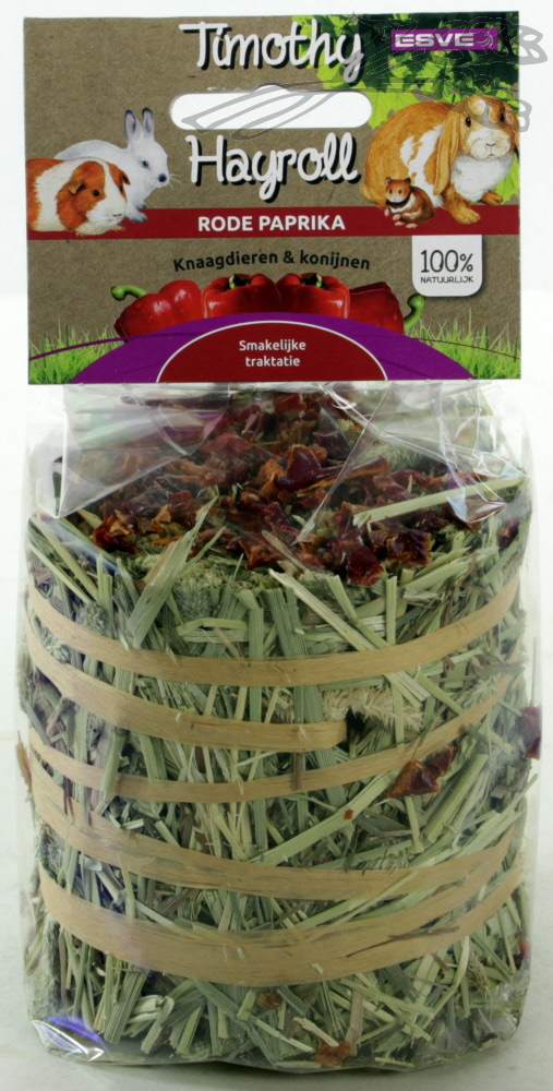 Timothy Hay Roll Paprika 8 x 100 gr.