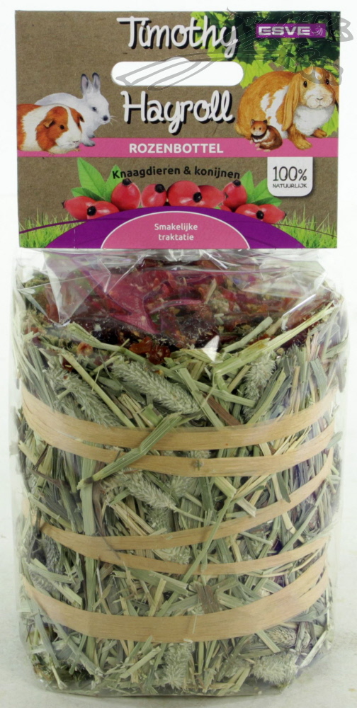 ESVE Timothy Hay Roll Rozenbottel 8 x 100 gr.