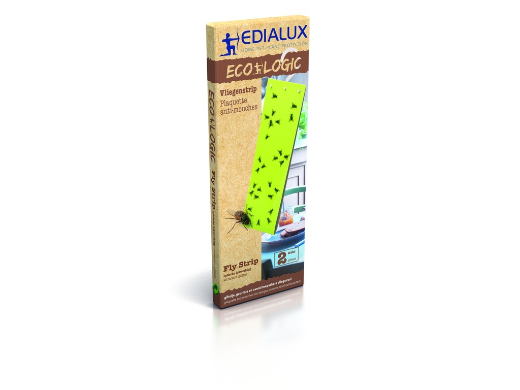 Edialux Vliegenstrip 2 st.