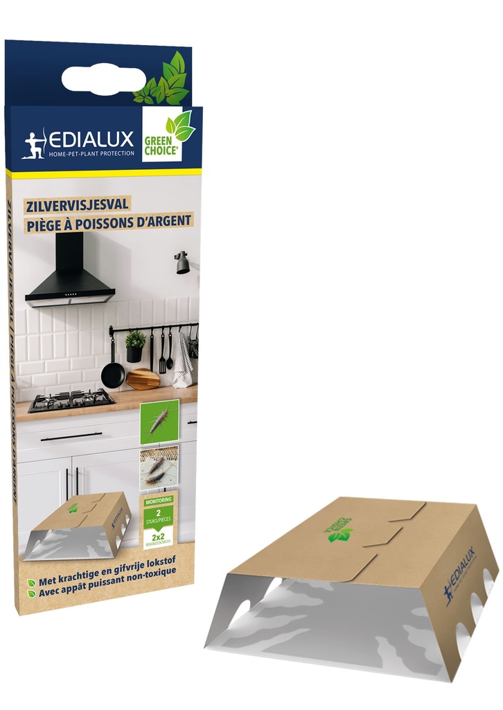 Edialux Zilvervisjesval 2 st.