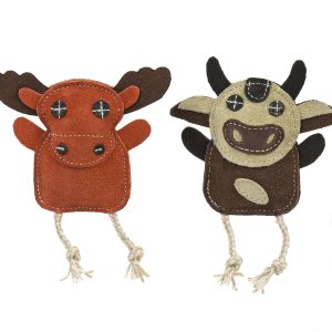 [ET30795] Huggle Hounds Naturals 2 pack Moose & Cow (1 st.)