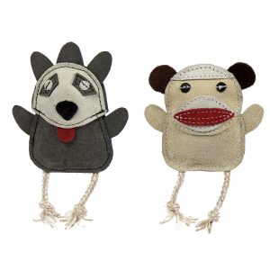 Huggle Hounds Naturals 2 pack Monkey & Raccoon