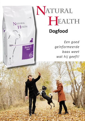 [FOLD147] Natural Health Dog Folder voor Consumenten (25 st.)