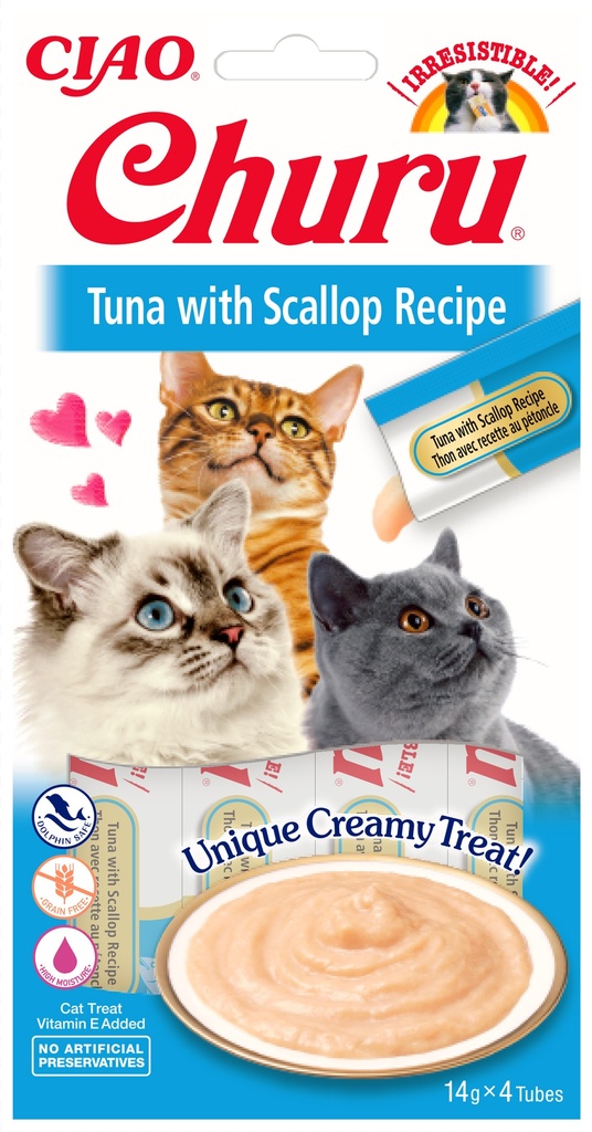 Inaba Churu Tuna & Scallop (12 x 4 x 14 gr.)