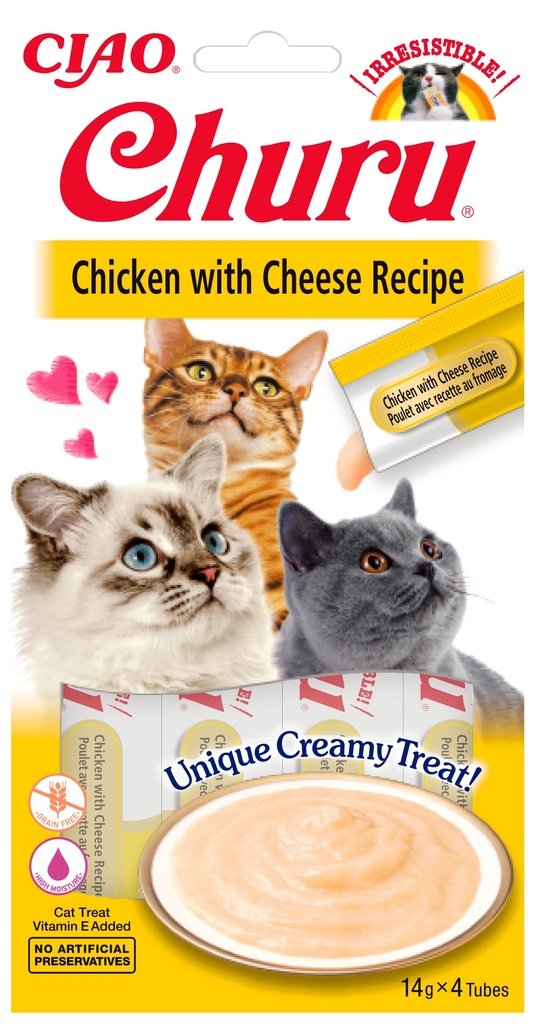 Inaba Churu Chicken & Cheese (12 x 4 x 14 gr.)