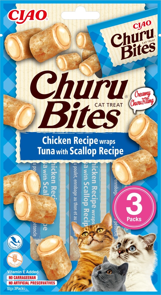 Inaba Bites Wraps Tuna & Scallop (12 x 3 x 10 gr.)