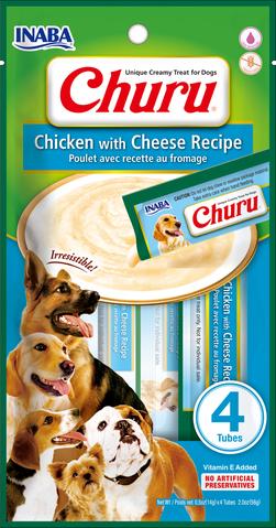 [FP70109] Inaba Dog Churu Chicken & Cheese (12 x 4 x 14 gr.)