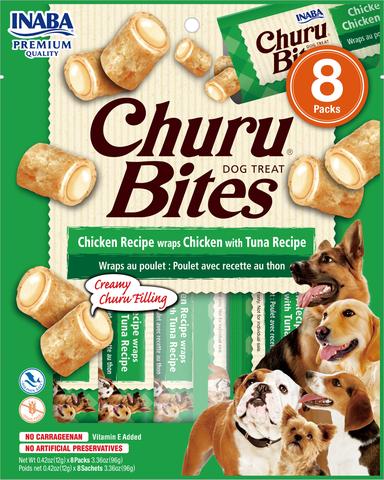 Inaba Dog Bites Wraps Chicken & Tuna (8 x 8 x 12 gr.)