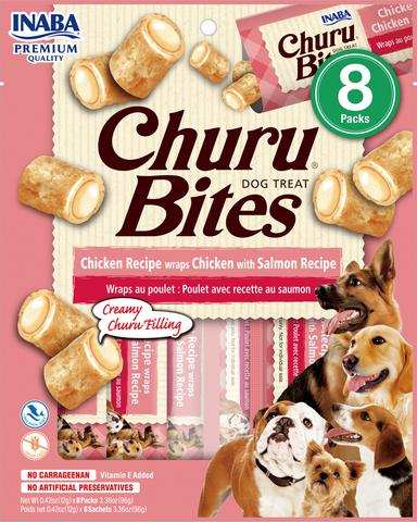 Inaba Dog Bites Wraps Chicken & Salmon (8 x 8 x 12 gr.)