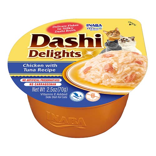 Inaba Dashi Delights Chicken Tuna 6 x 70 gr.