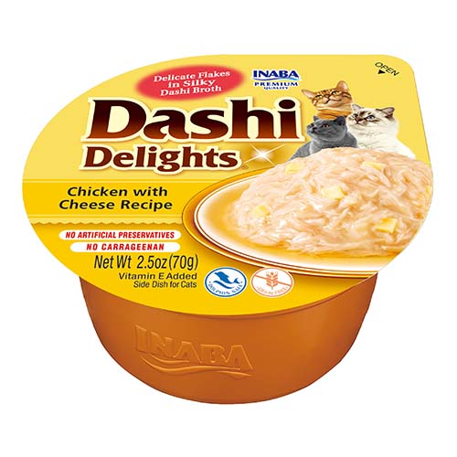 Inaba Dashi Delights Chicken Cheese 6 x 70 gr.