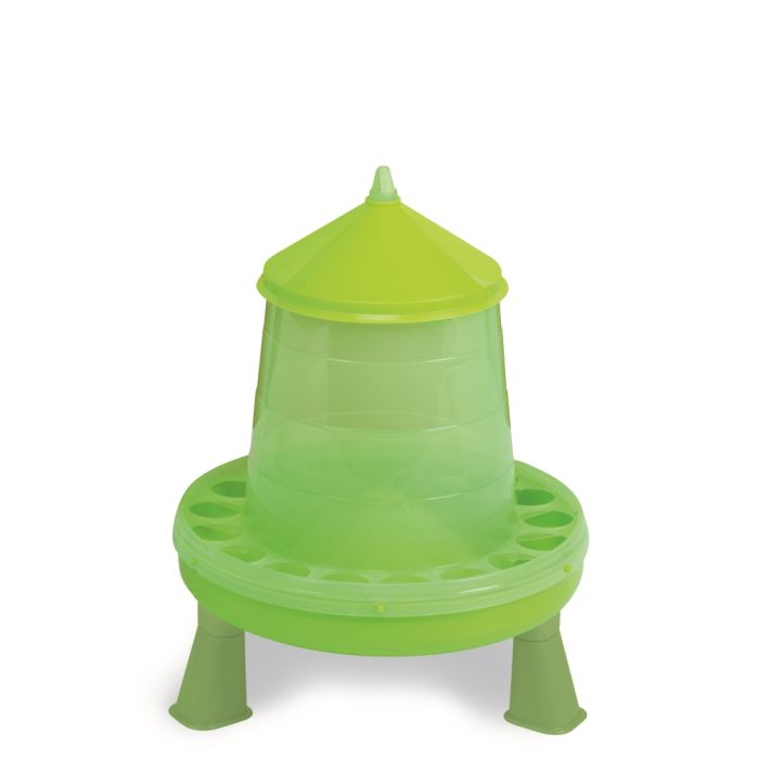 Voersilo Plastic Groen op Voet 4 kg.