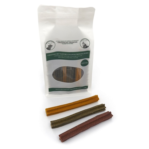 [GH31371] Greenheart 3 Colour Chewing Bars (1 kg.)