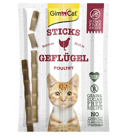 [GIM0806] Gimcat Sticks Gevogelte 4 st.