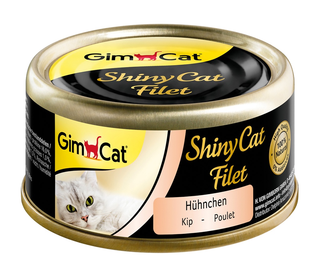 ShinyCat Blik Filet Kip 24 x 70 gr.