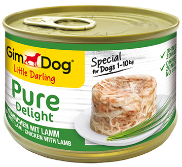 GimDog LD Pure Delight Kip & Lam 18 x 150 gr.