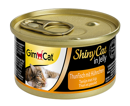 ShinyCat Blik Tonijn met Kip 24 x 70 gr.