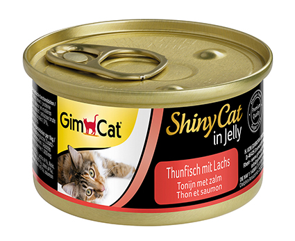 ShinyCat Blik Tonijn met Zalm 24 x 70 gr.