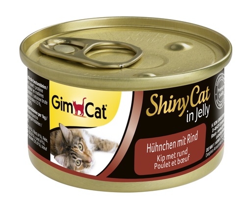 [GIM4591] ShinyCat Blik Kip met Rund 24 x 70 gr.