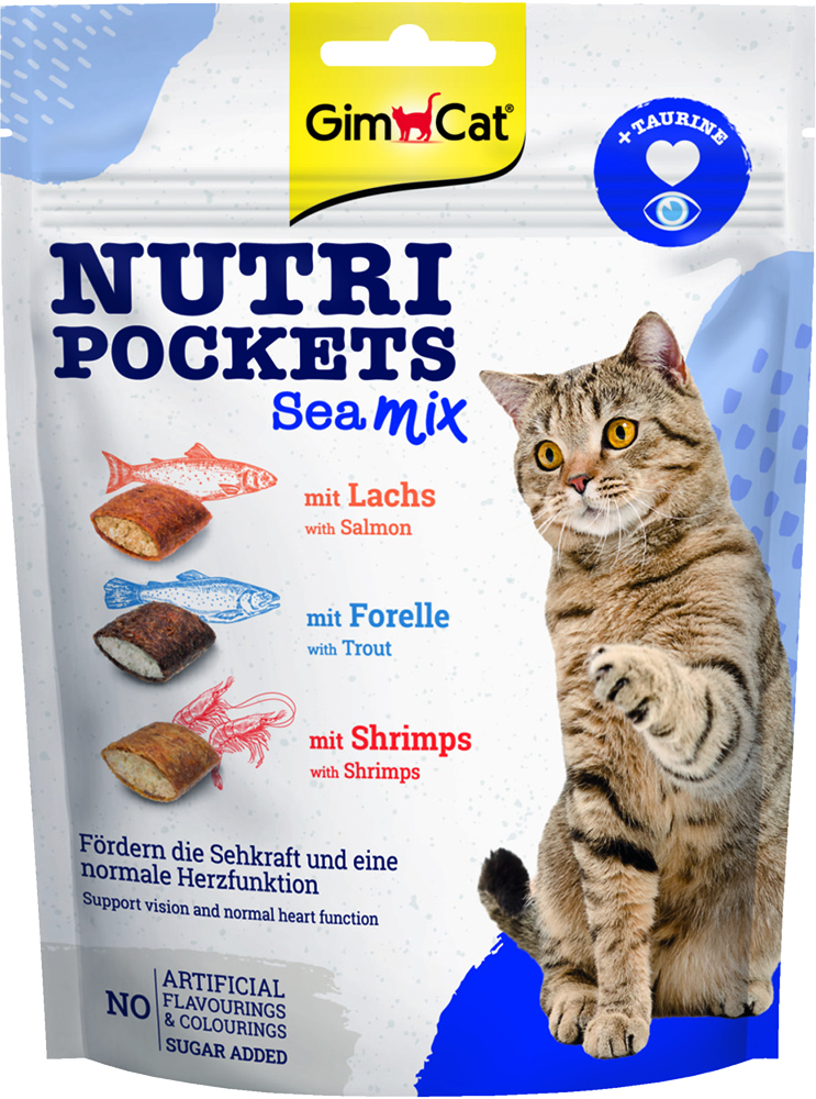 GimCat Nutri Pockets Sea-Mix 150 gr.