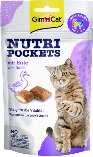 [GIM9220] GimCat Nutri Pockets Eend 60 gr.