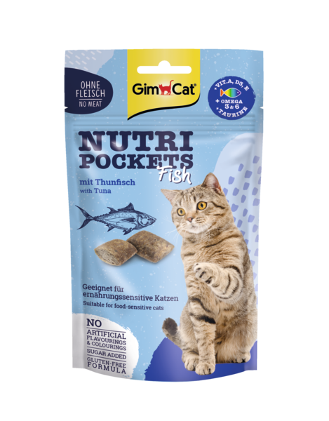 GimCat Nutri Pockets Tonijn 60 gr.