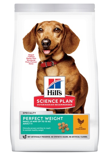 [H604255] Hills Canine Ad.Perfect Weight Mini (1.5 kg.)