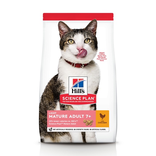[H7616M] Hills Feline Mature Light (1.5 kg.)
