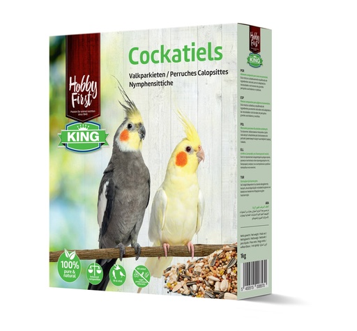 [HF239043] HobbyFirst King Valkparkieten 7 x 1 kg.