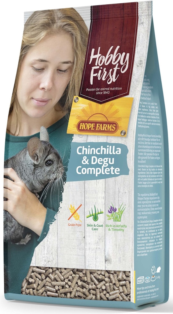 Hope Farms Chinchilla & Degu Complete 1,5 kg.