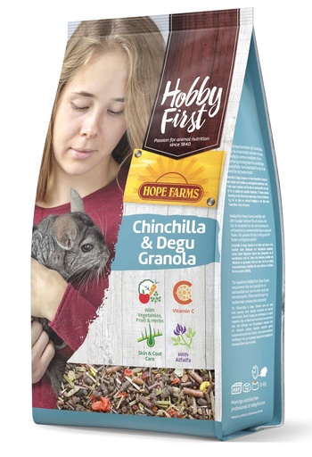 [HF663652] Hope Farms Chinchilla & Degu Granola 2 kg.