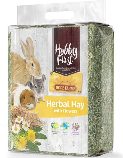 [HF663872] Hope Farms Herbal Hay with Flowers 4 x 1 kg.