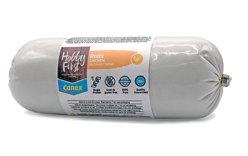 [HF929023] HobbyFirst High Protein Rolls Chicken 12 x 400 gr.