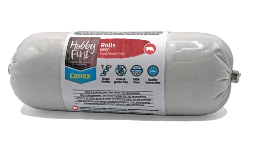 [HF929024] HobbyFirst High Protein Rolls Beef 12 x 400 gr.