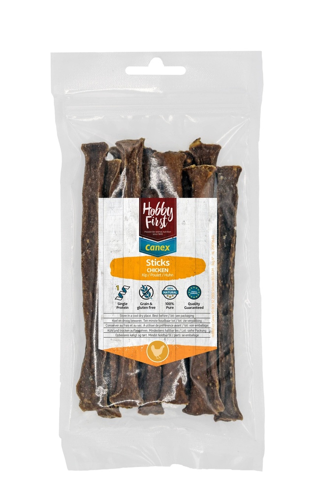 HobbyFirst Sticks Chicken 20 x 85 gr.