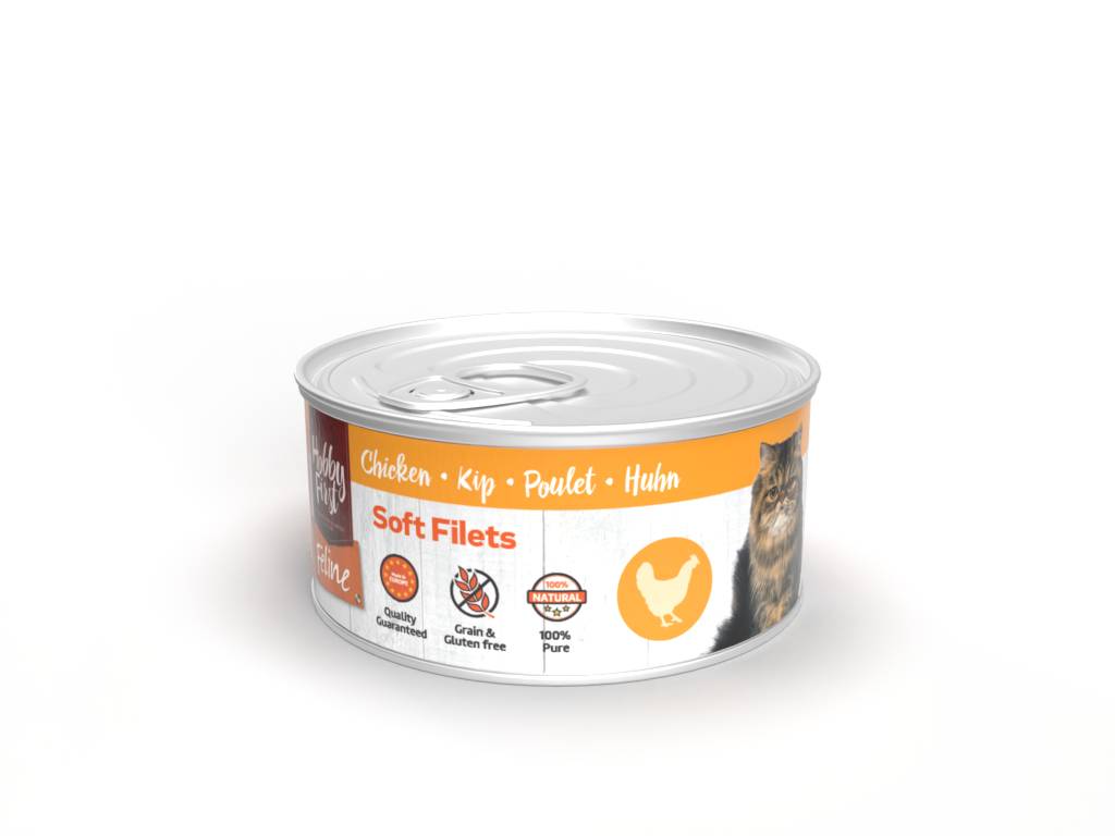 HobbyFirst Feline Soft Filets Kip 12 x 70 gr.