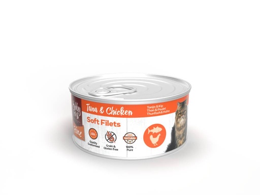 [HF981233] HobbyFirst Feline Soft Filets Tonijn & Kip 12 x 70 gr.