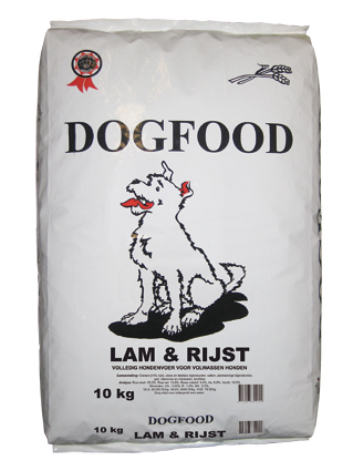 [HV0422] Dogfood Lam en Rijst 10 kg.