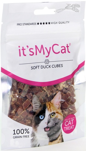 [IMC45500] it's My Cat Treat Duck Soft Cubes 50 gr.