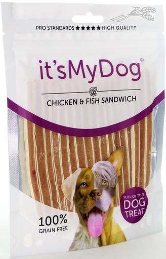 [IMD45030] it's My Dog Chicken & Fish Sandwich 85 gr.