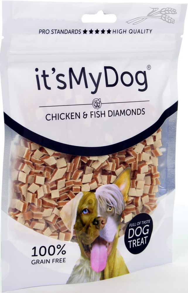 it's My Dog Chicken & Fish Diamonds 85 gr.