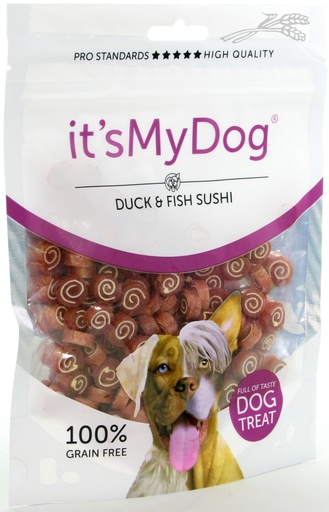 [IMD45070] it's My Dog Duck & Fish Sushi 85 gr.