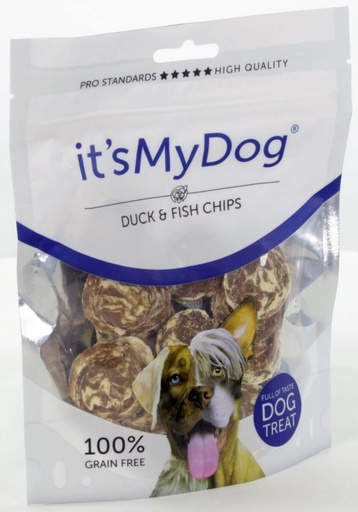 [IMD45195] it's My Dog Fish & Duck Chips 85 gr.