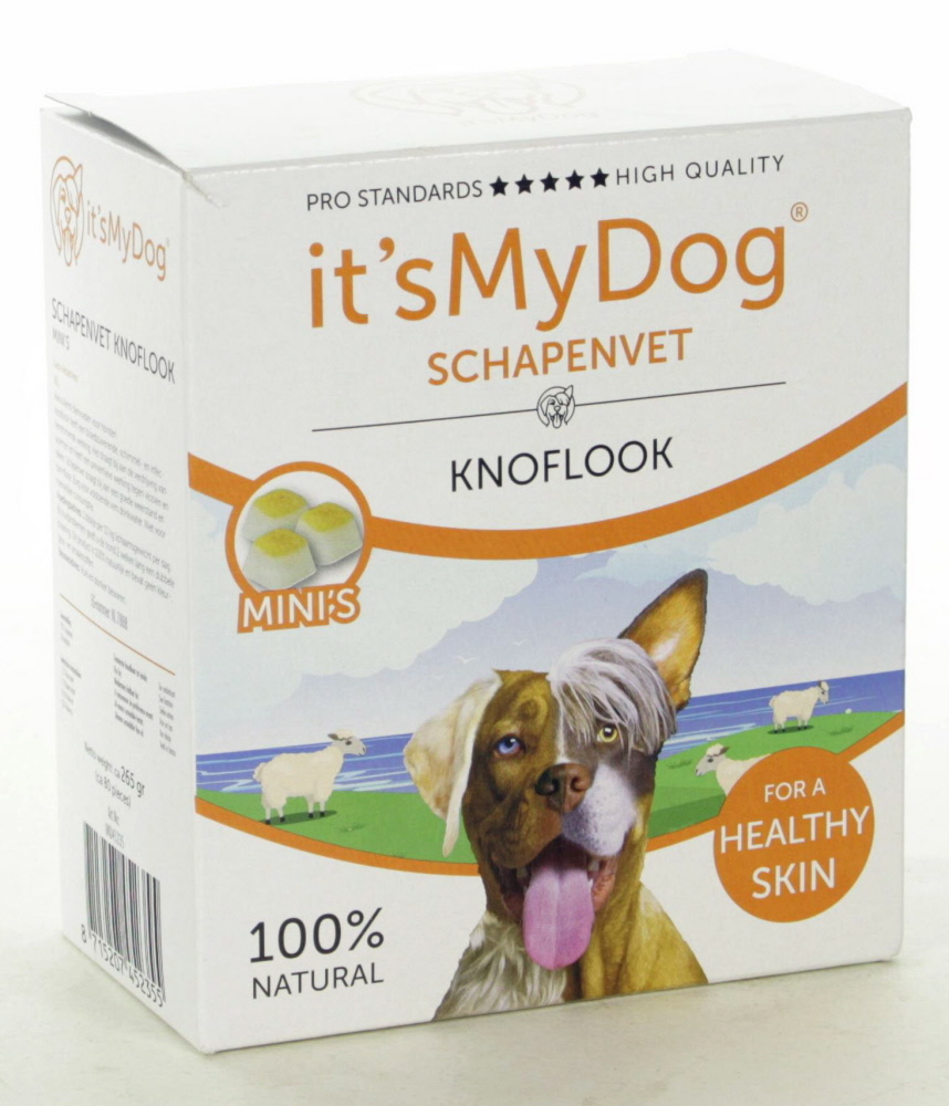 it's My Dog Schapenvet Mini Knoflook 80 st.