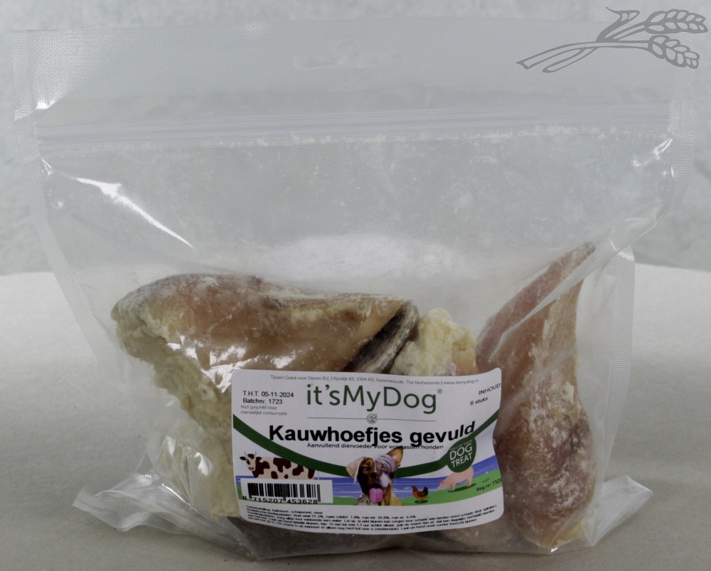 it's My Dog Kauwhoefjes gevuld 6 st.